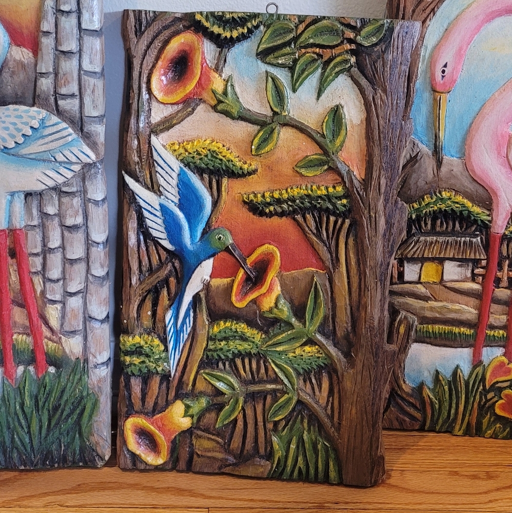 Hand Carved Wall Art